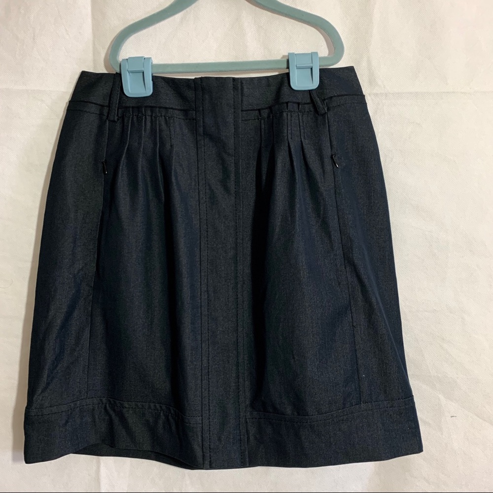 Tahari stretch denim skirt Midnight Blue